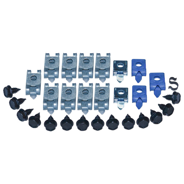 1973-77 Pontiac Lemans Grand Prix Brake and Vapor Line Clip Kit, 29pc