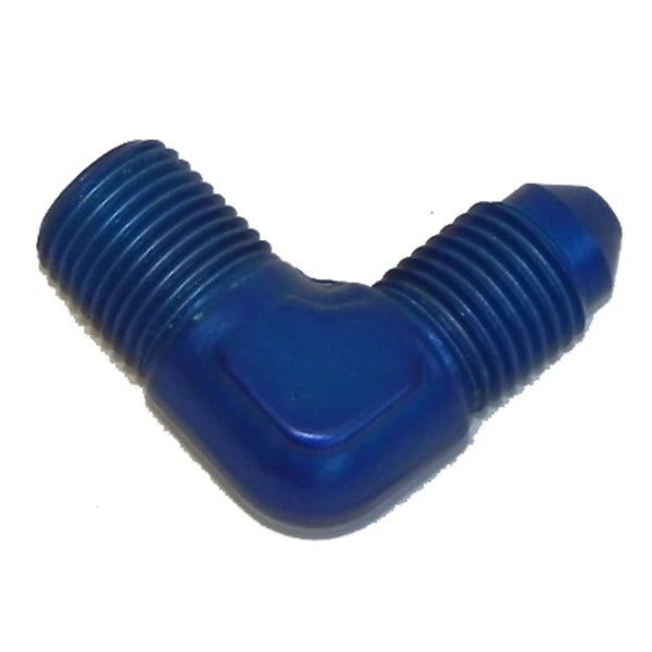 1/8" to -3AN Elbow - Alum, Blue
