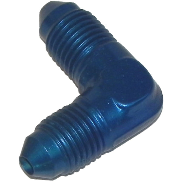 -3AN to -3AN Elbow - Alum, Blue