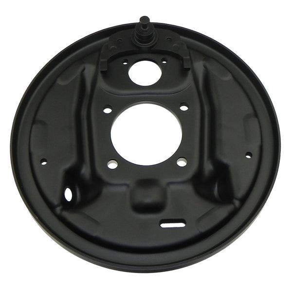 1964-81 GM Rear 9-1/2" Drum Brake Backing Plate, Left Side, 1pc