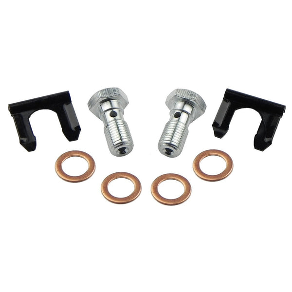 1969-77 GM 7/16"-20 Banjo Bolts, Crush Washers & Clips
