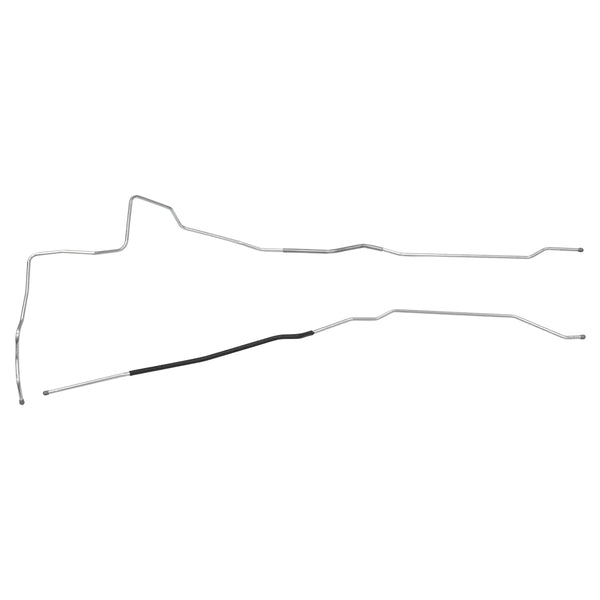 1970-72 Buick Skylark GS Convertible (DS Routing) 3/8" Main Fuel Lines 2pc, OE Steel