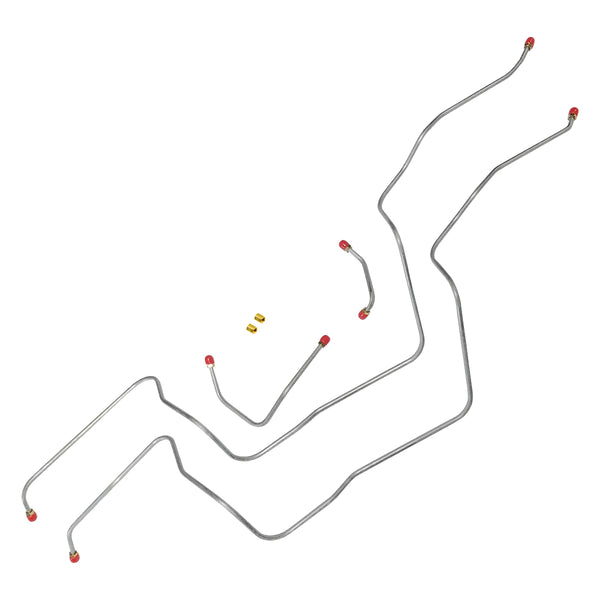 1978-87 Buick Regal Grand National V8 Turbo V6 3.8L 700R4 200R4 5/16" Trans Cooler Lines 4pc, OE Steel