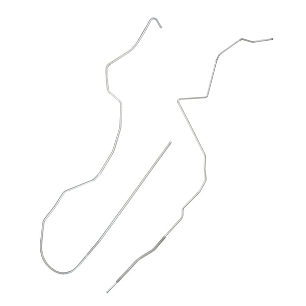 1970 Buick LeSabre/Wildcat 124" WB 3/8" Main Fuel Line 2pc, OE Steel