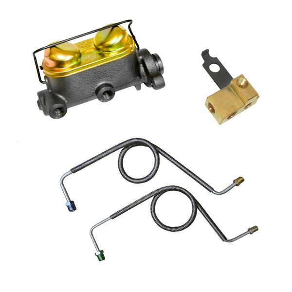 1964-65 GM A-Body Dual Master Conversion Kit - 4 Wheel Manual Drum Brakes
