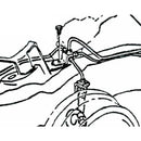 1966 Chevrolet Corvette Single-Reservoir Master Cylinder Brake Distribution Block