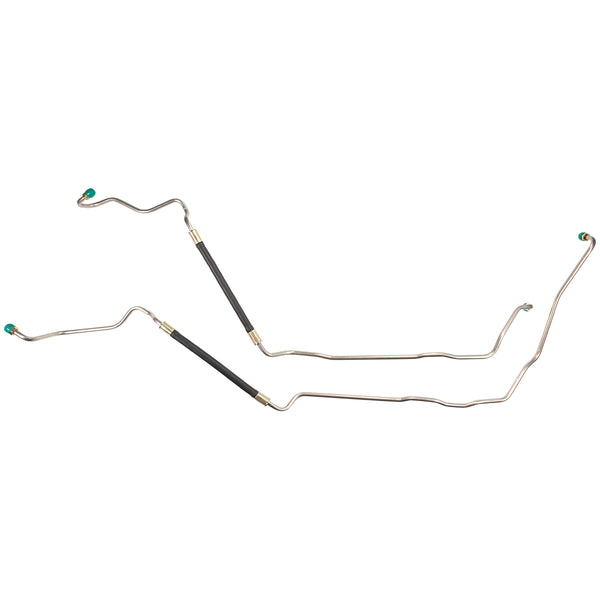 1997-99 Buick LeSabre/Olds 88/Pontiac Bonneville 3.8L Trans Cooler Lines 2pc OE Steel