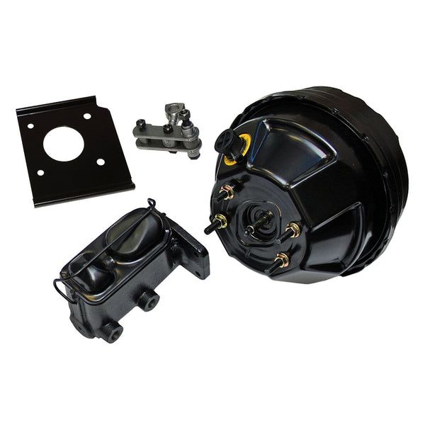 1971-74 Mopar B-Body Factory Bendix Trapezoid Booster with Firewall Mounting Plate Master Cylinder and Push Rod Assembly