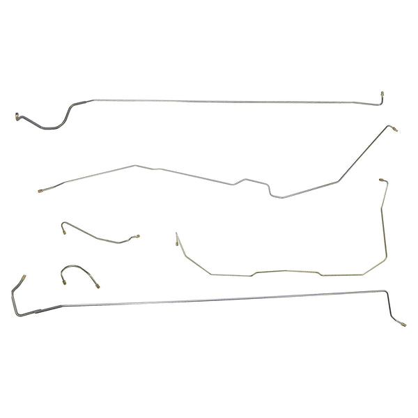 1950 Buick Super Special Series 40 50 (Only) Manual Brake Line Kit 6pc, OE Steel