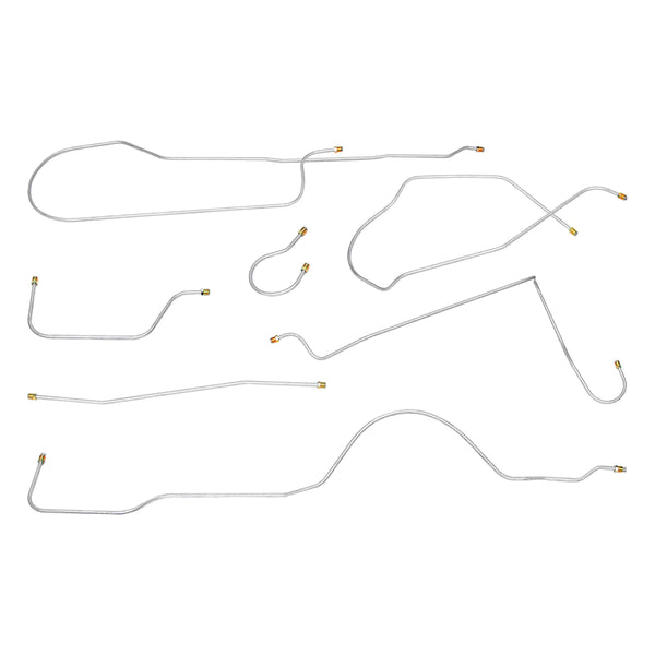 1958 Buick Special/Century Manual Brake Line Kit 6pc, Series 40 & 60 Only, OE Steel
