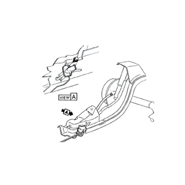 1970-81 GM F-body Rear Parking Brake Cable Retainers, 2pc