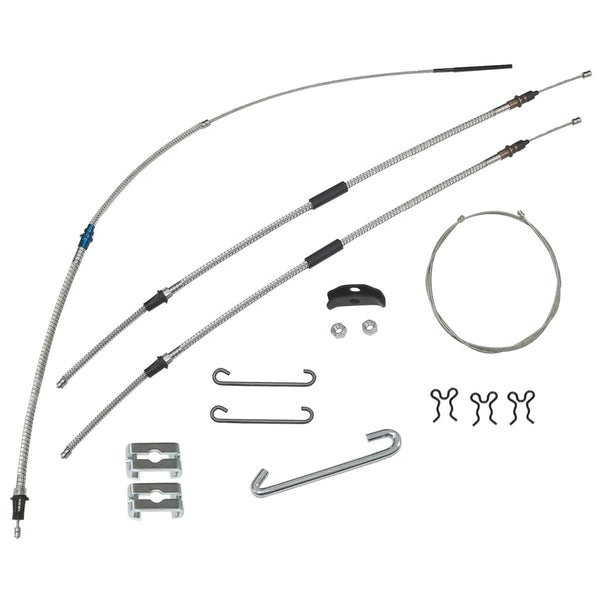 1964-67 Pontiac Buick Oldsmobile A-Body Power Glide or Manual Transmission Complete Parking Brake Cable Kit OE