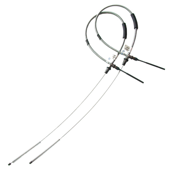 1959 Chevrolet GMC Truck 1/2 Ton Rear Parking Brake Cable Pair 62-1/8" OE Steel