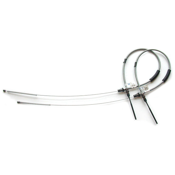 1961-62 Chevrolet Truck 1/2 Ton Rear Parking Brake Cable Pair OE Steel