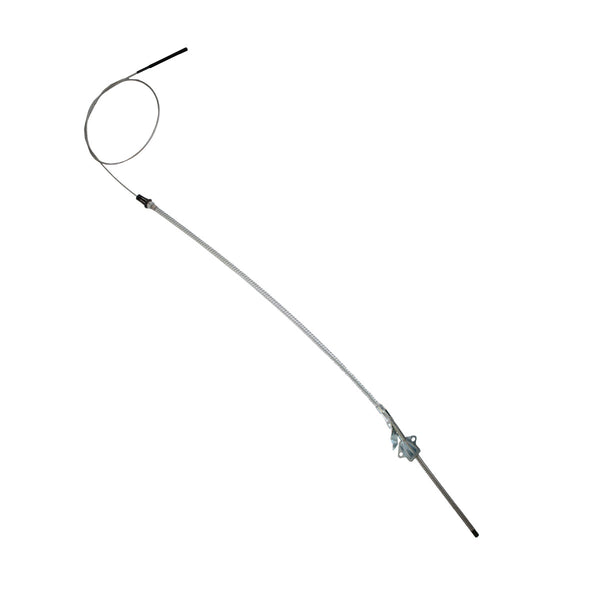 1964-65 Chevrolet GMC Truck 1/2 ton, 2wd, Short Bed, Rear Parking Brake Cable, (Bolts to Backing Plate), OE Steel