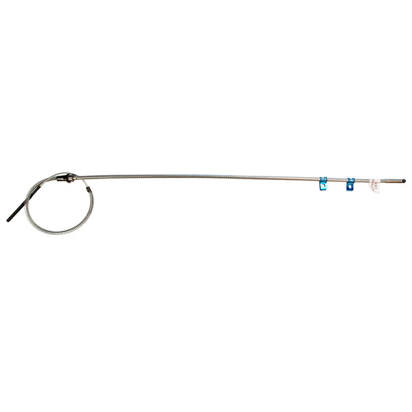 1964-65 Chevrolet GMC Truck 1/2 Ton 4wd Short Bed Front Parking Brake Cable, OE Steel