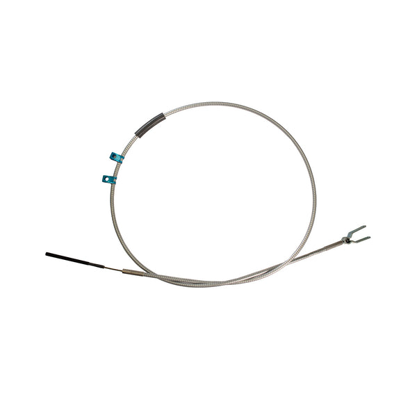 1964-65 Chevrolet GMC Truck 1/2 Ton 4wd Long Bed Intermediate Parking Brake Cable, OE Steel