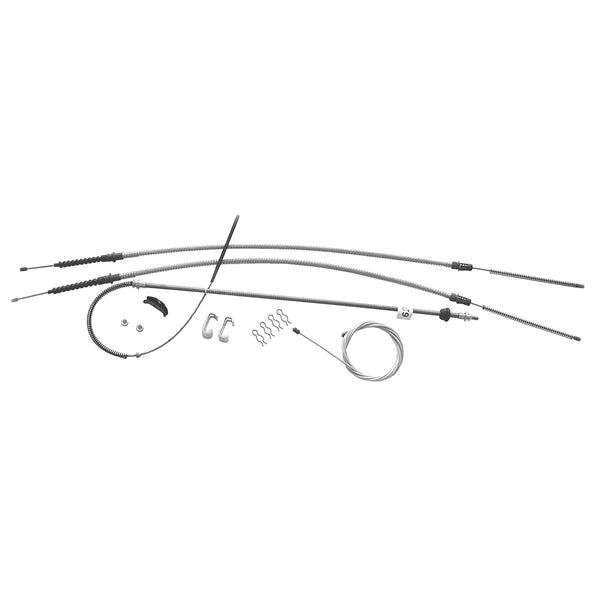 1973-84 Chevrolet GMC Blazer Jimmy, 4wd Complete Parking Brake Cable Kit, OE Steel