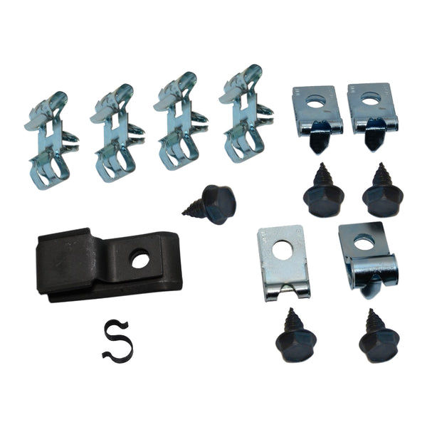 1968-69 GM Buick Skylark Gran Sport A-Body Brake Line Clip Kit 15pc