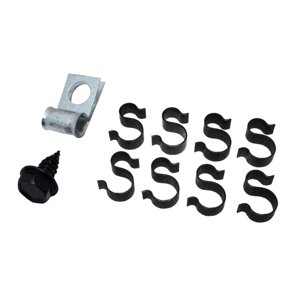 1964-65 GM Buick Skylark Gran Sport A-Body Fuel Line Clip Kit 3/8" With Fuel Return Line 10pc