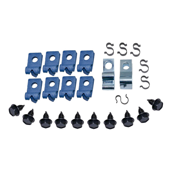 1971-72 GM Buick Skylark Gran Sport A-Body 5/16" EMS Vapor & 1/4" Return Lines Clip Kit 26pc