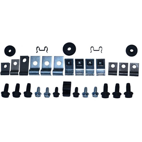 1967 Ford Mustang 6cyl, 2pc, Convertible Clip Kit 31pc