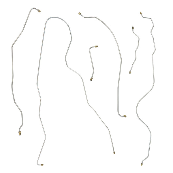 1948 Cadillac Series 61/62 126" WB Complete Brake Line Kit, OE Steel