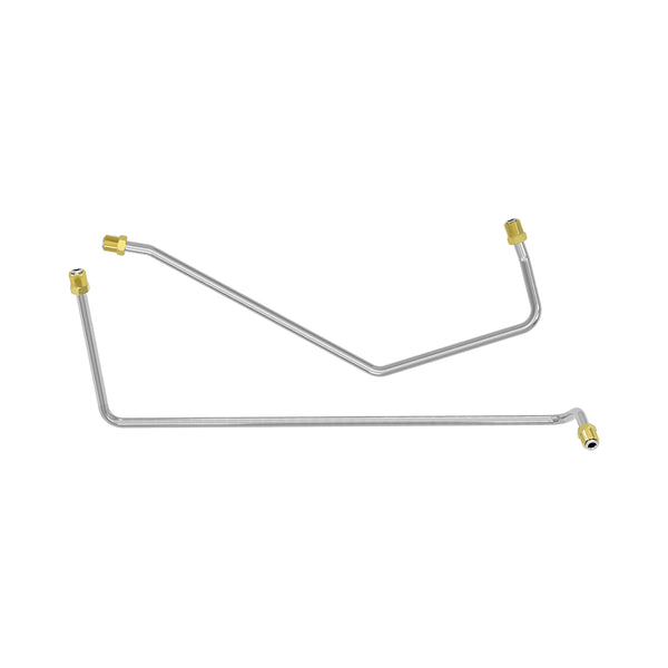 1966 Cadillac 429CID Carter Pump to Carb Lines 2pc, OE Steel