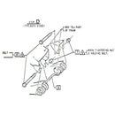 1964-72 GM A-body Control Arm 4 Bolts & 4 Nuts Kit