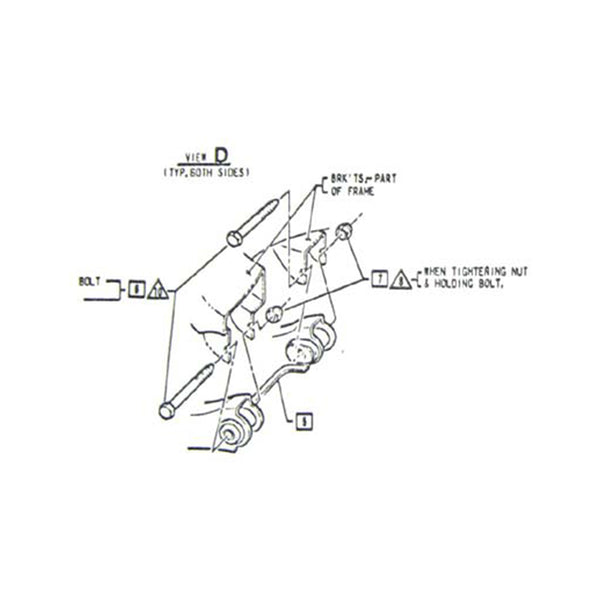 64-72 GM A-body Control Arm 12 Bolts & 12 Nuts Kit