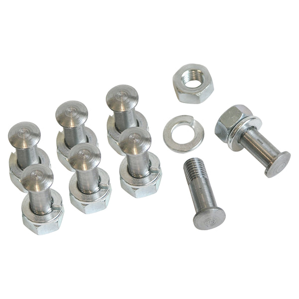 1964-72 GM Car Factory Style 1/4" Upper Ball Joint Rivet Bolt Kit, 8pc