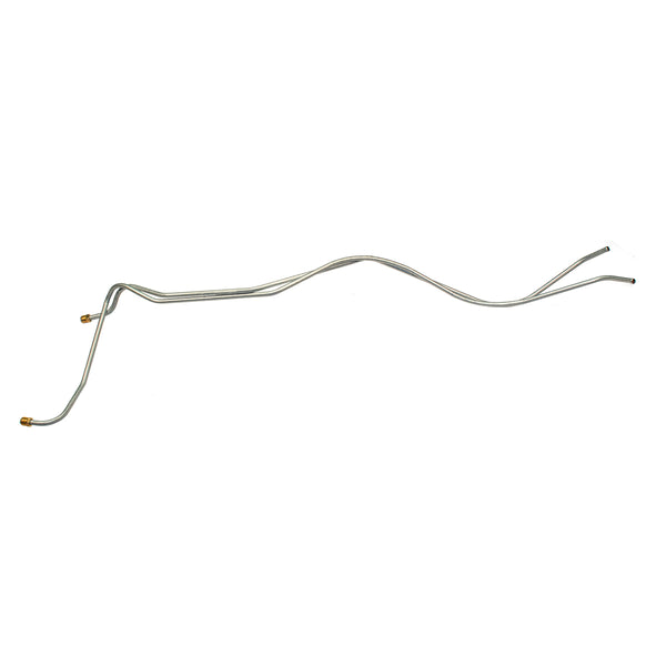1962-64 Cadillac Series 62 75 Dual Range (Hose Beads at Trans) 3/8" Trans Cooler Lines 2pc, OE Steel