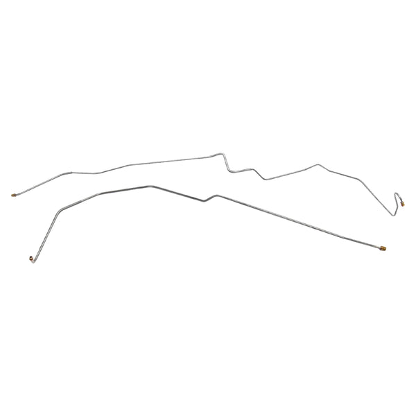 1967 Chevrolet Camaro 1/4" F to R Power Brake Lines 2pc, OE Steel