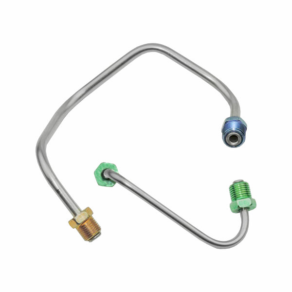 1969 Chevrolet Camaro, Power Drum Master Cylinder Brake Lines, 2pc OE Steel