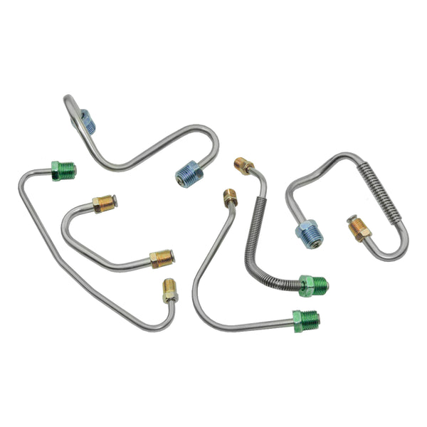 1970 Camaro Firebird Nova, Power Or Manual Disc Master Cylinder Lines, 6pc OE Steel