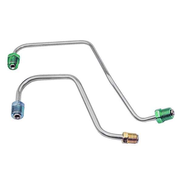 1971-80 Chevrolet Pontiac Camaro Firebird 1971-74 Nova 1973-74 Apollo Omega 3/16", 1/4" Power Disc Brake M/C Lines 2pc, OE Steel