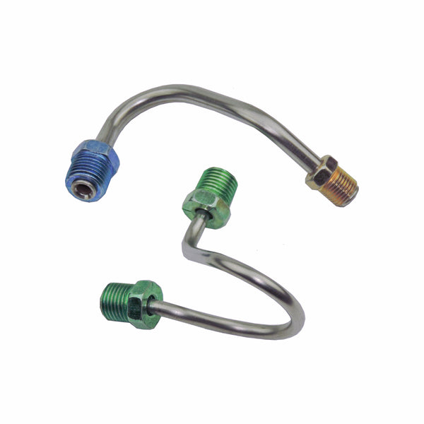 1971-81 Camaro Firebird 71-74 Nova 73-74 Apollo Omega, Manual Disc Master Cylinder Lines, 2pc OE Steel