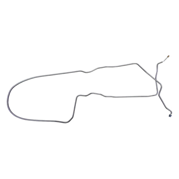 1974-75 Chevrolet Pontiac Camaro Firebird 1/4" F to R Brake Line 1pc, OE steel