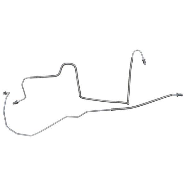 1984-88 Chevrolet Camaro 3/16" Rear Disc Brake Axle Lines Metric Fittings 2pc, OE Steel