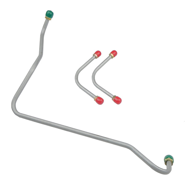 1967 Chevrolet Camaro 302CID-290HP 4bbl Holley 3/8", 5/16" Pump to Carb Lines 3pc, OE Steel