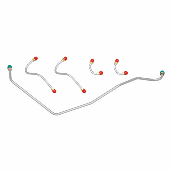 1969 Chevrolet Camaro 3/8", 5/16" CrossRam Setup Lines 5pc, OE Steel