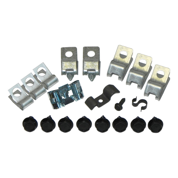 1969 F-Body Firebird TA Fuel Line Clips- With Return, 20pc