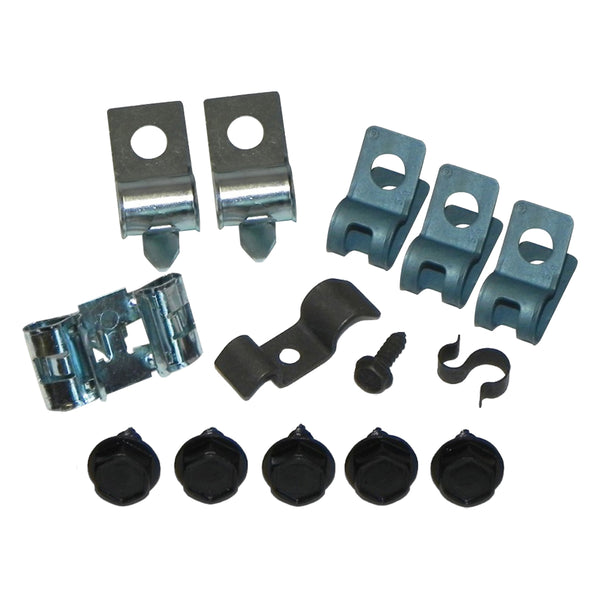 1969 Pontiac  F-Body Firebird Fuel Line Clips- Without Return, 14pc