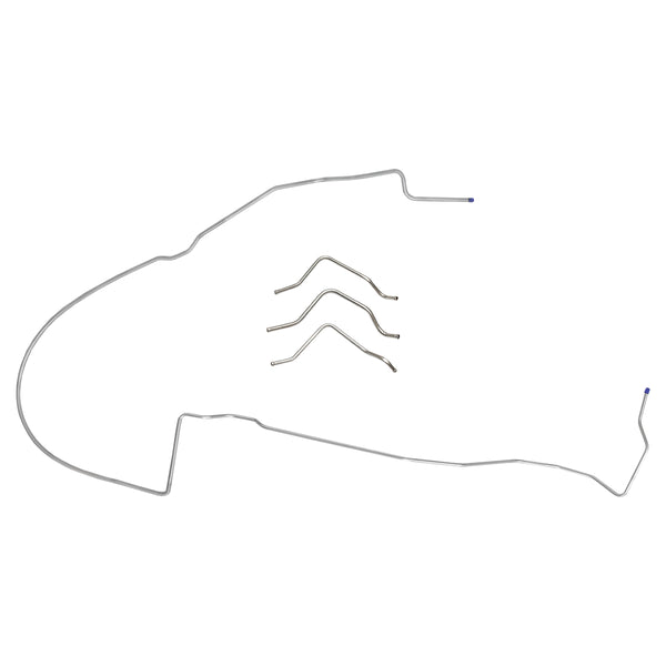 1971-1974 Chevrolet Camaro Complete Emission Fuel Vapor Line Kit 4pc OE Steel