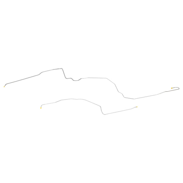 1979-81 Chevrolet Camaro (PS Routing) Tank toPump 1/4" Fuel Return Lines 2pc, OE Steel