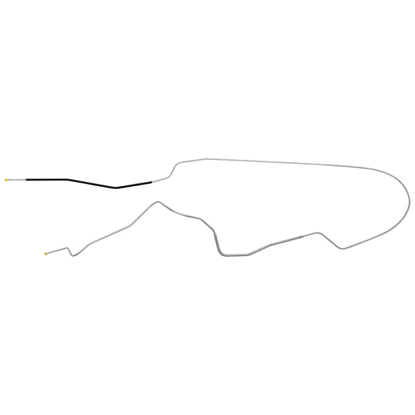 1970-72 Chevrolet El Camino SS (PS Routing) 1/4" Fuel Return Line 1pc, OE Steel