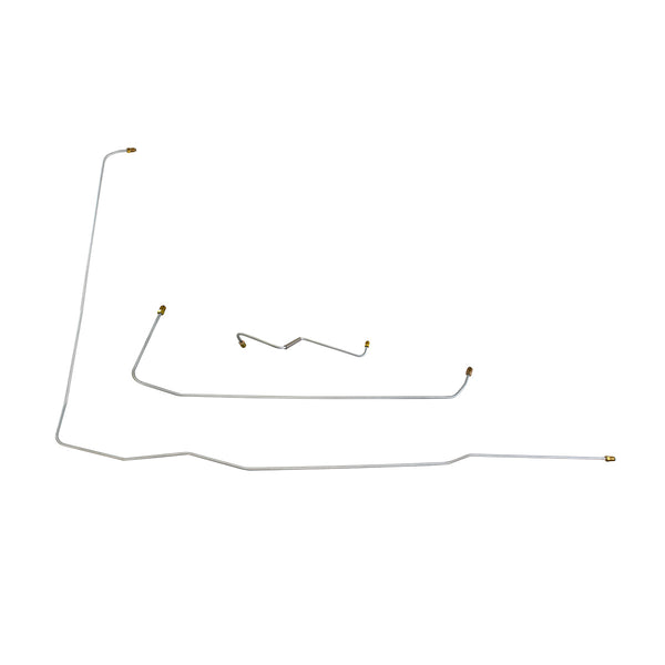 1968-72 Chevrolet El Camino SS Factory Air Shock Lines 3pc, OE Steel