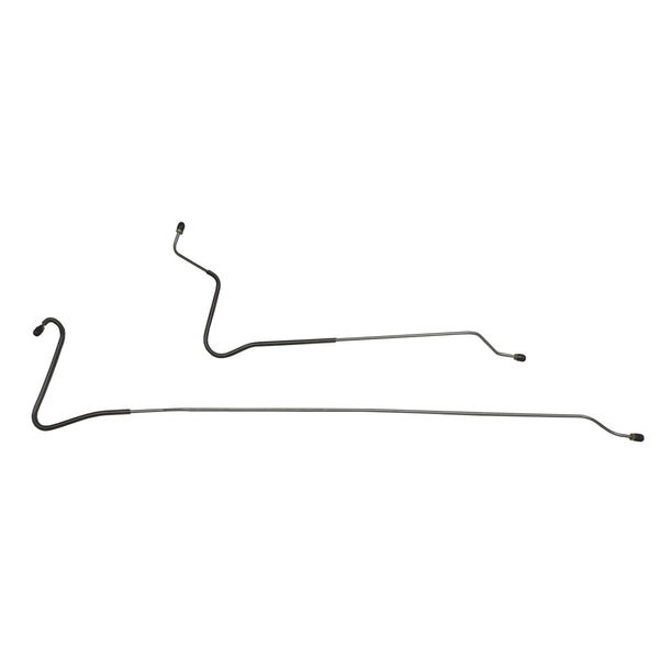 1953-54 Chevrolet Special Hardtop 3/16" Right & Left Front Drum Brake Lines 2pc,OE Steel