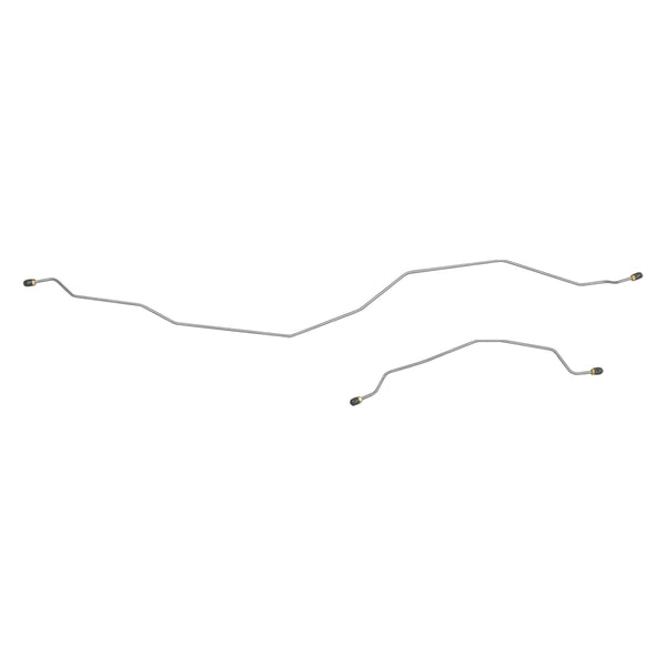 1955-56 Chevrolet Passenger Car 3/16" Rear Axle Brake Lines 2pc, OE Steel