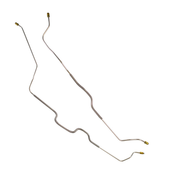 1970 Chevrolet Impala/SS RPO F41 (Sway Bar) Rear Axle Brake Lines 2pc, OE Steel